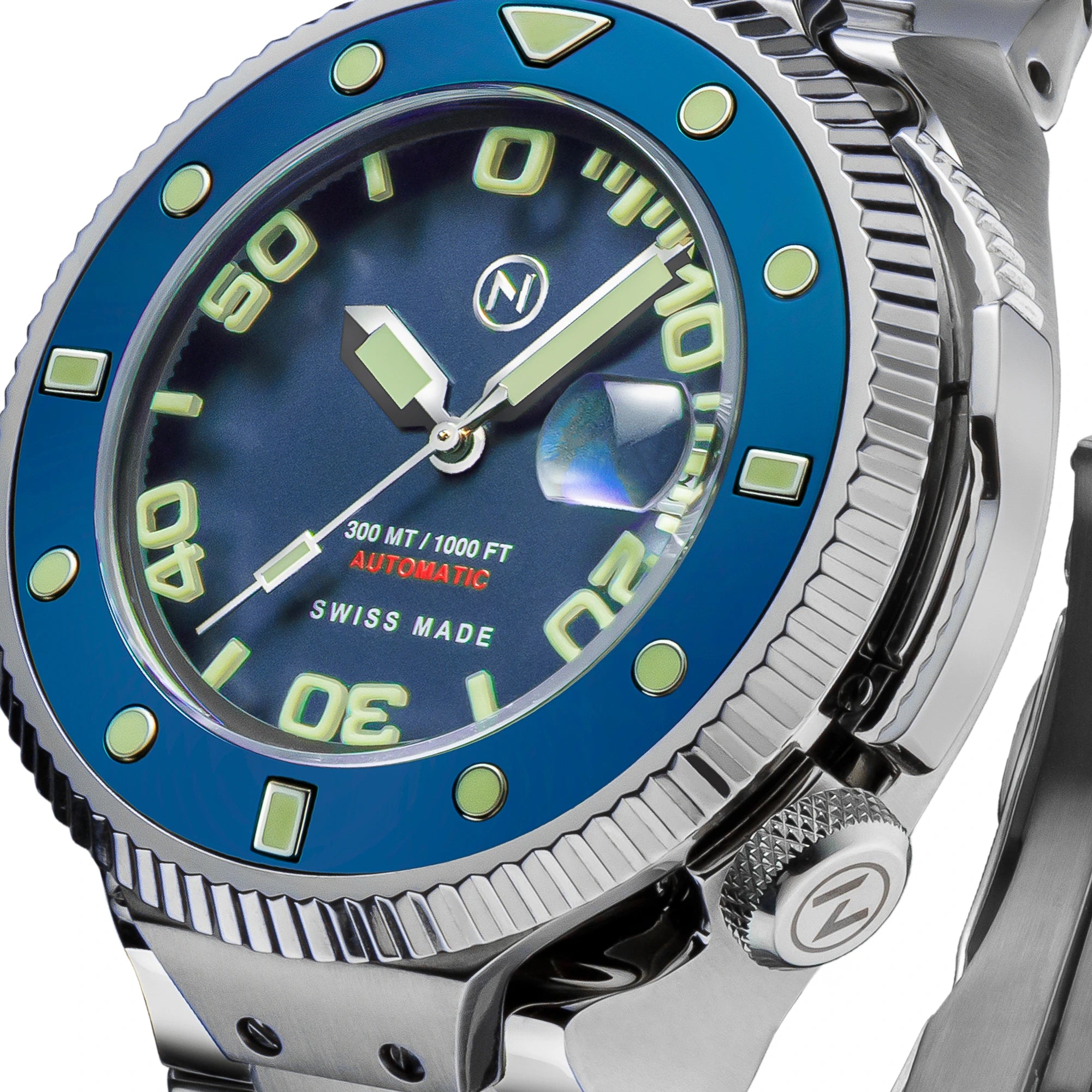 Nove Atlantean II Automatic 300m Diver watch - N002-07 Blue