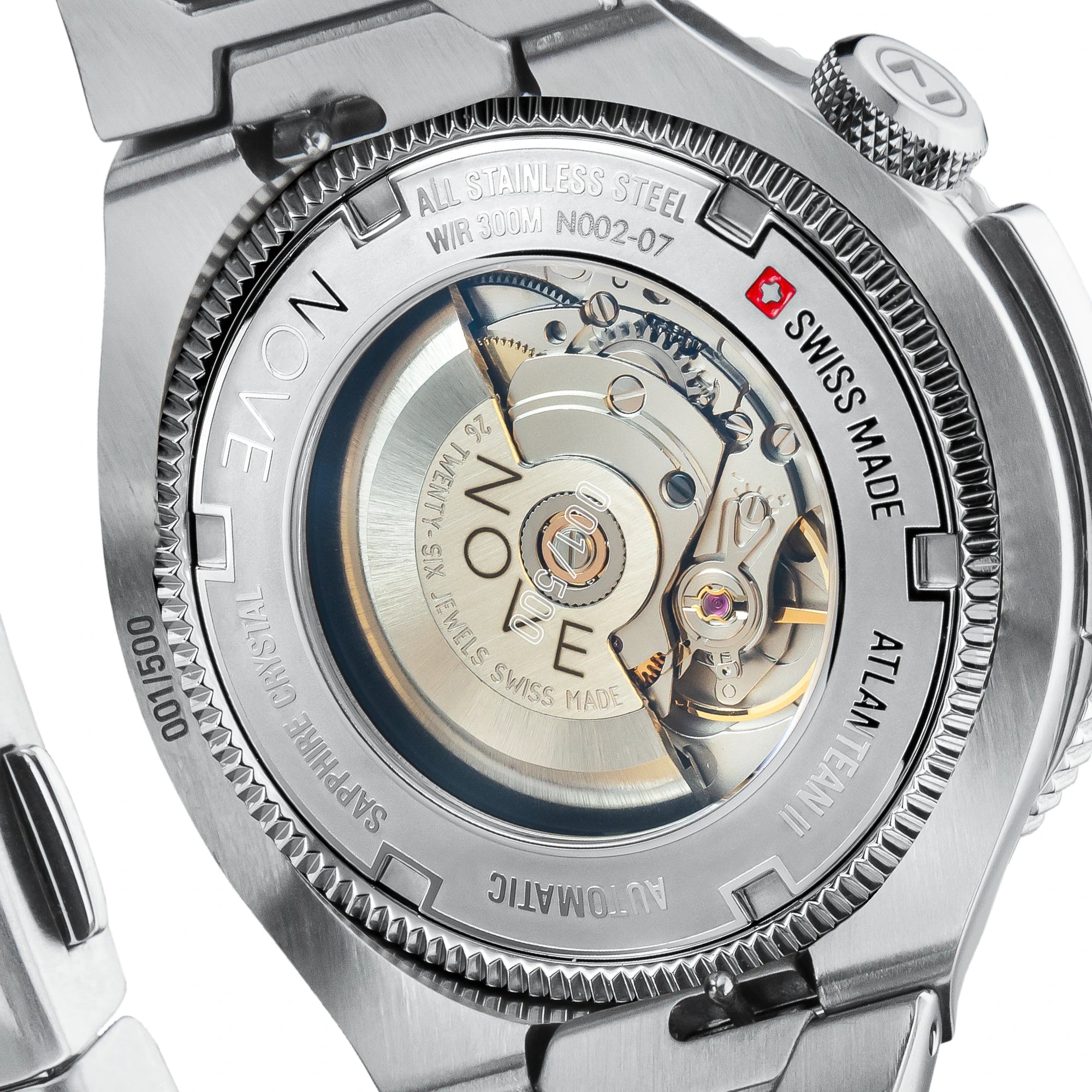 Nove Atlantean II Automatic 300m Diver watch - N003-07 Green