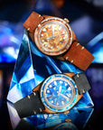 Signum Cuda Bronze-blue 42mm 青銅藍色馬賽克面自動錶