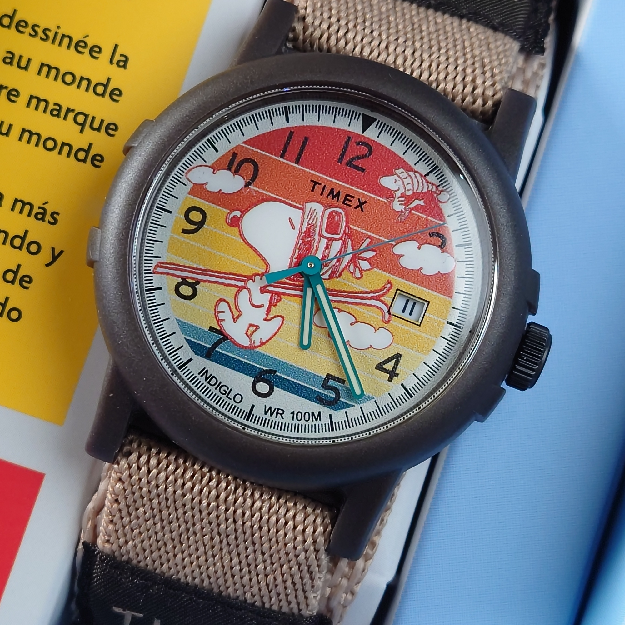Timex X Peanuts - Camper Ski 石英錶 - TW4B349
