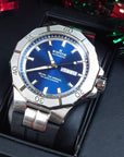 EDOX DELFIN Day Date 自動錶 88008 3CA BUIN