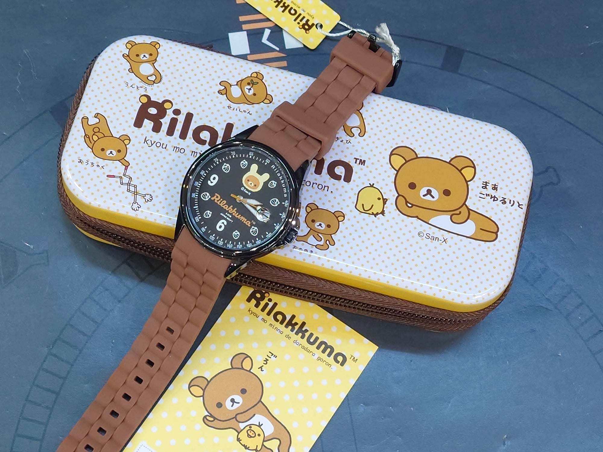 Rilakkuma 鬆弛熊 石英手錶- RK-1053A 啡