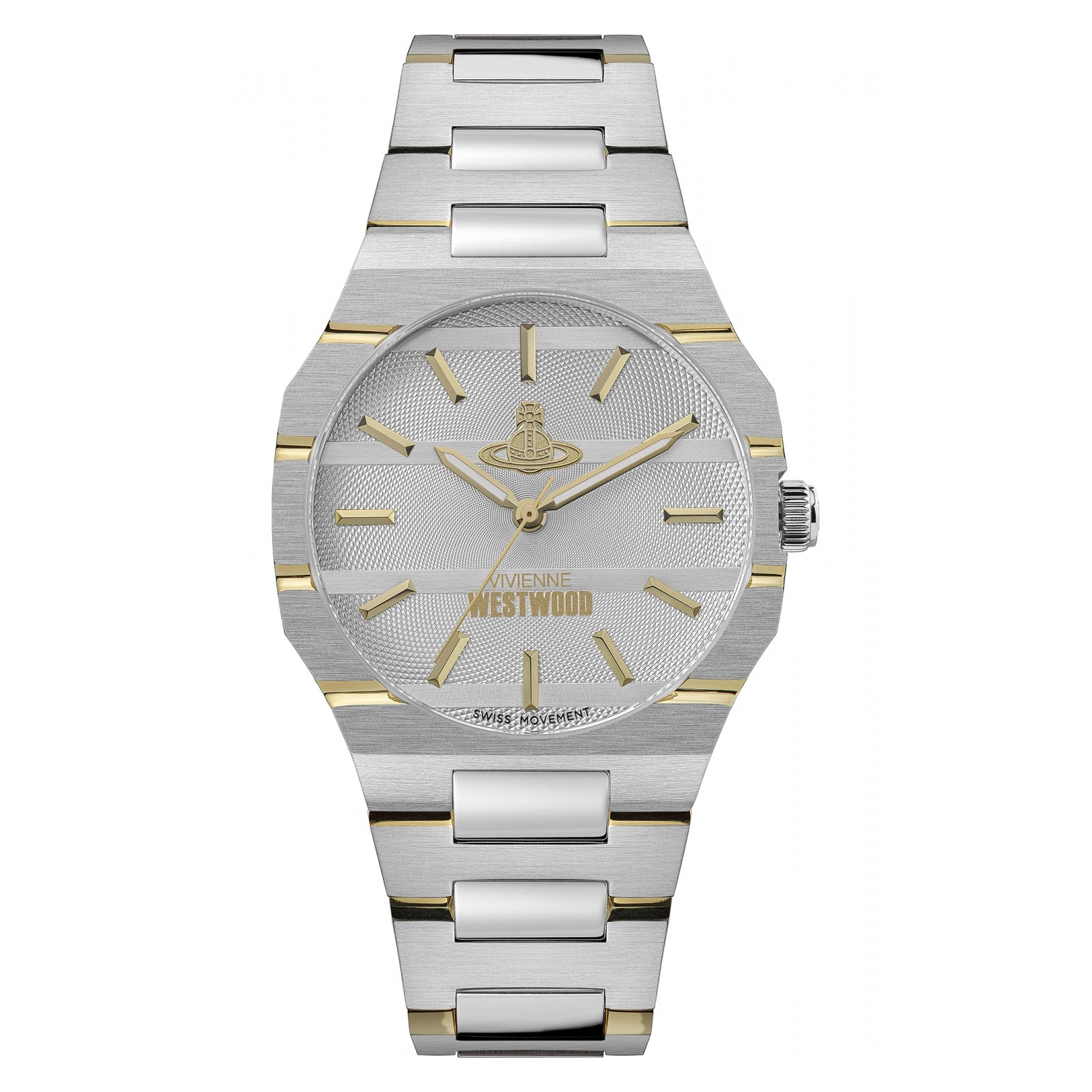 Vivienne Westwood The Bank 八角形鋼帶手錶 VV294LCGSG
