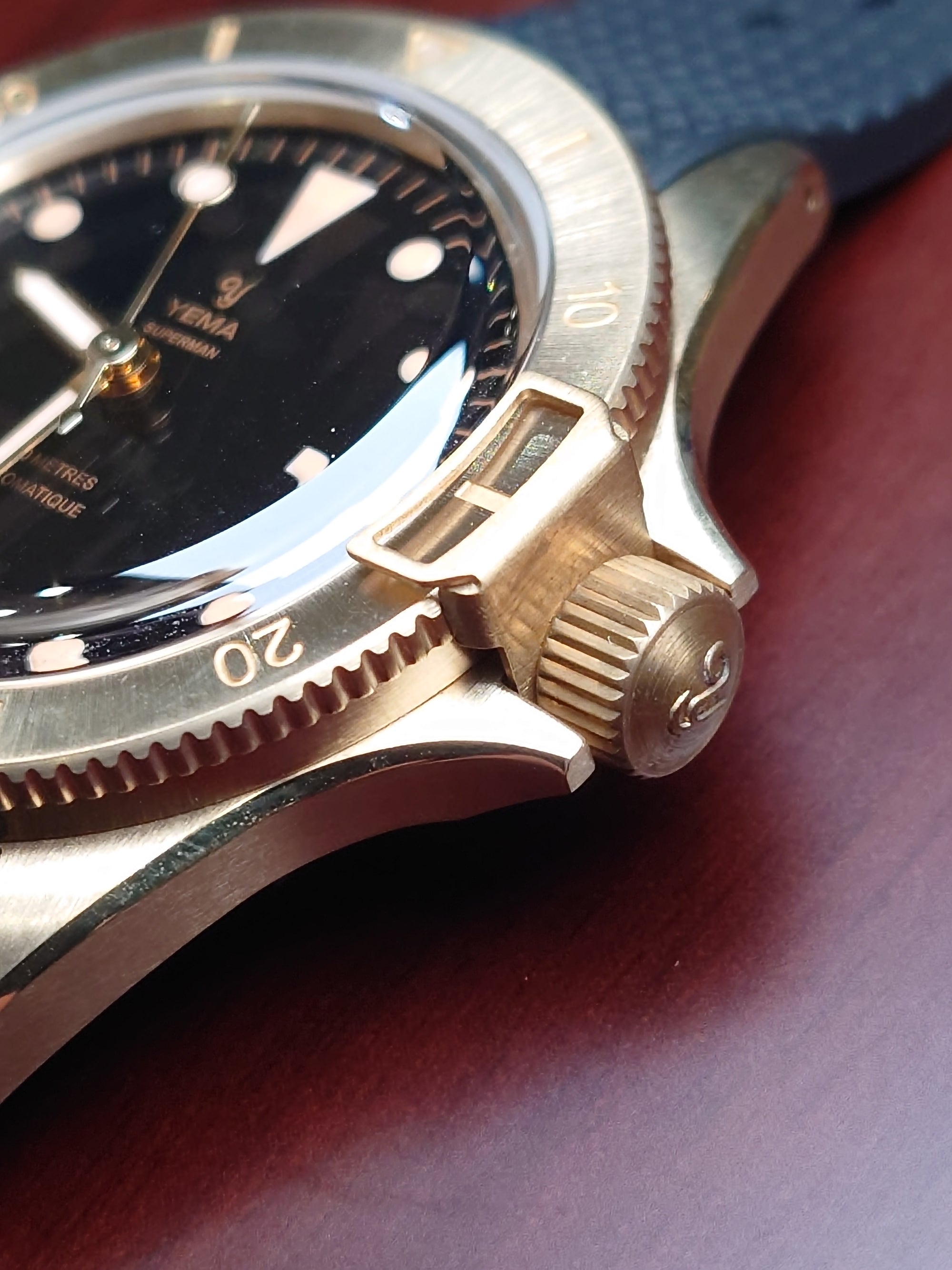 YEMA - Superman Bronze CMM.10 Black Limited Edition 39mm