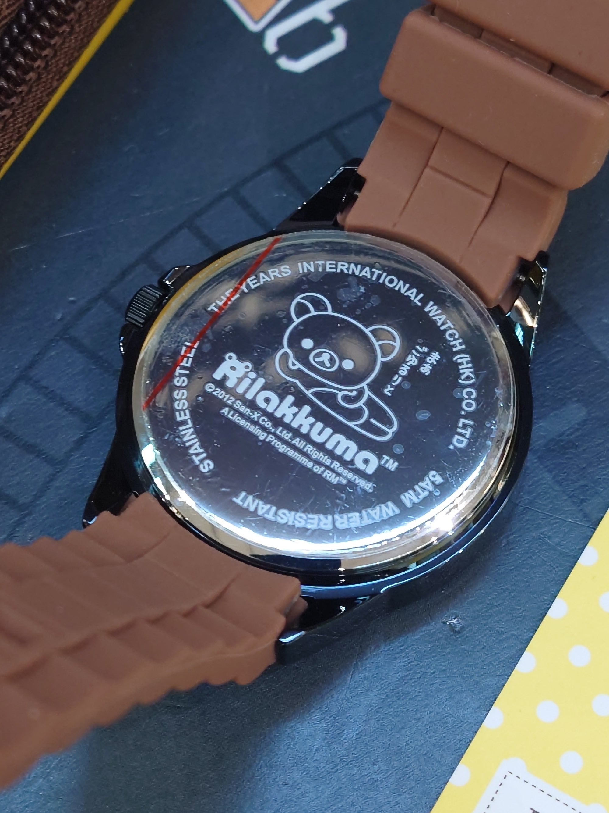 Rilakkuma 鬆弛熊 石英手錶- RK-1053A 啡