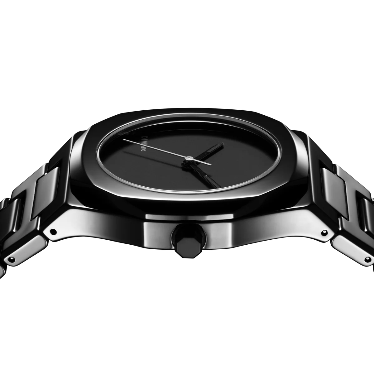 D1 Milano Pure Black Ceramica 37mm 陶瓷手錶-CEBU01
