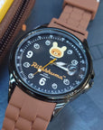Rilakkuma 鬆弛熊 石英手錶- RK-1053A 啡