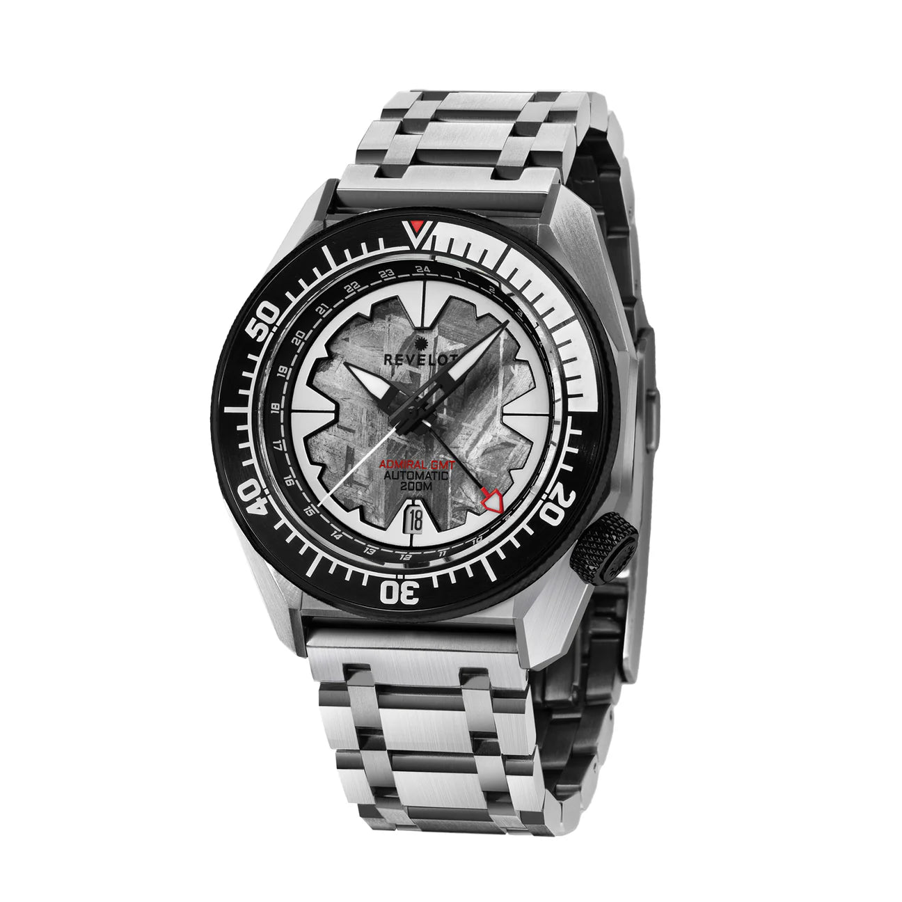 Revelot R10 Admiral GMT Grey Meteorite