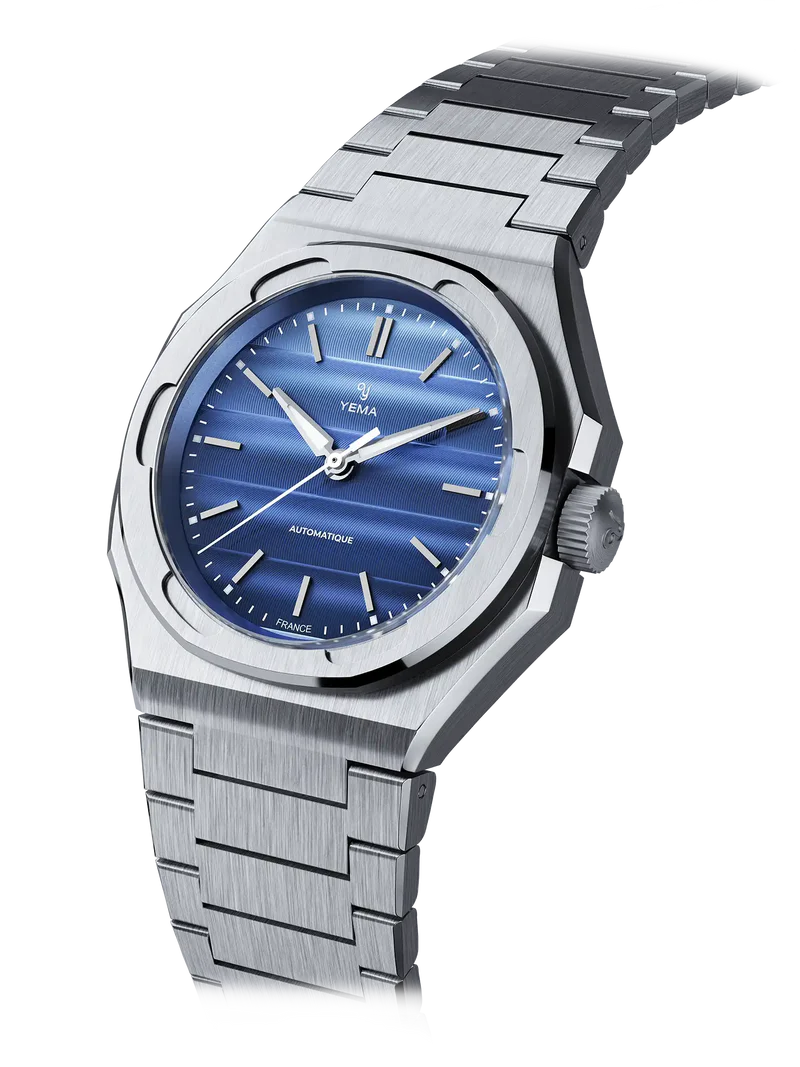 YEMA  Wristmaster Traveller YWTR24-GMS blue