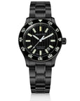Aquatico Sea Dragon Tritium T100 氣燈  DLC Black Dial 潛水機械錶