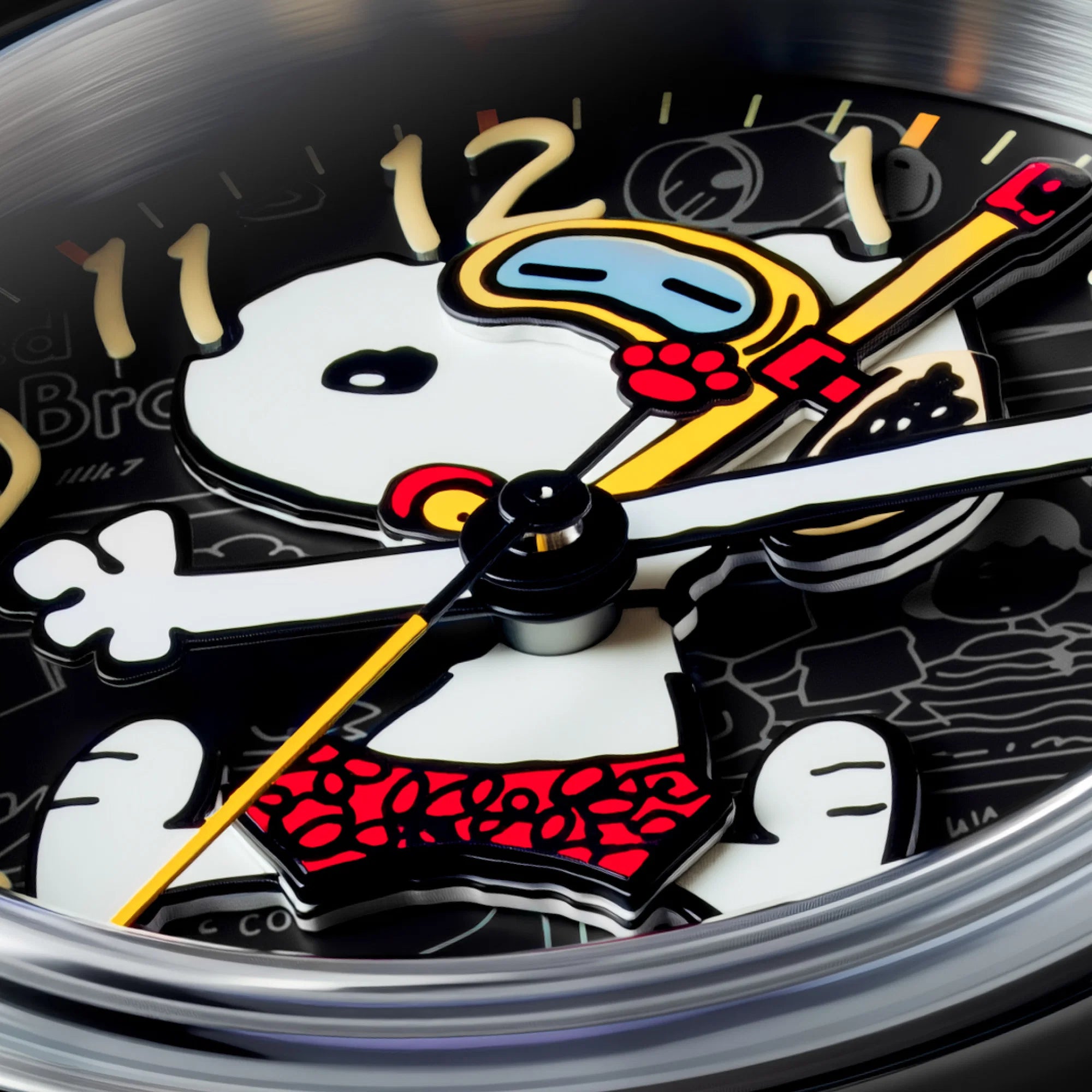 Spinnaker Fleuss 40 Automatic - Peanuts Snoopy Seaside Snorkel Limited Edition SP-5186-01 Black