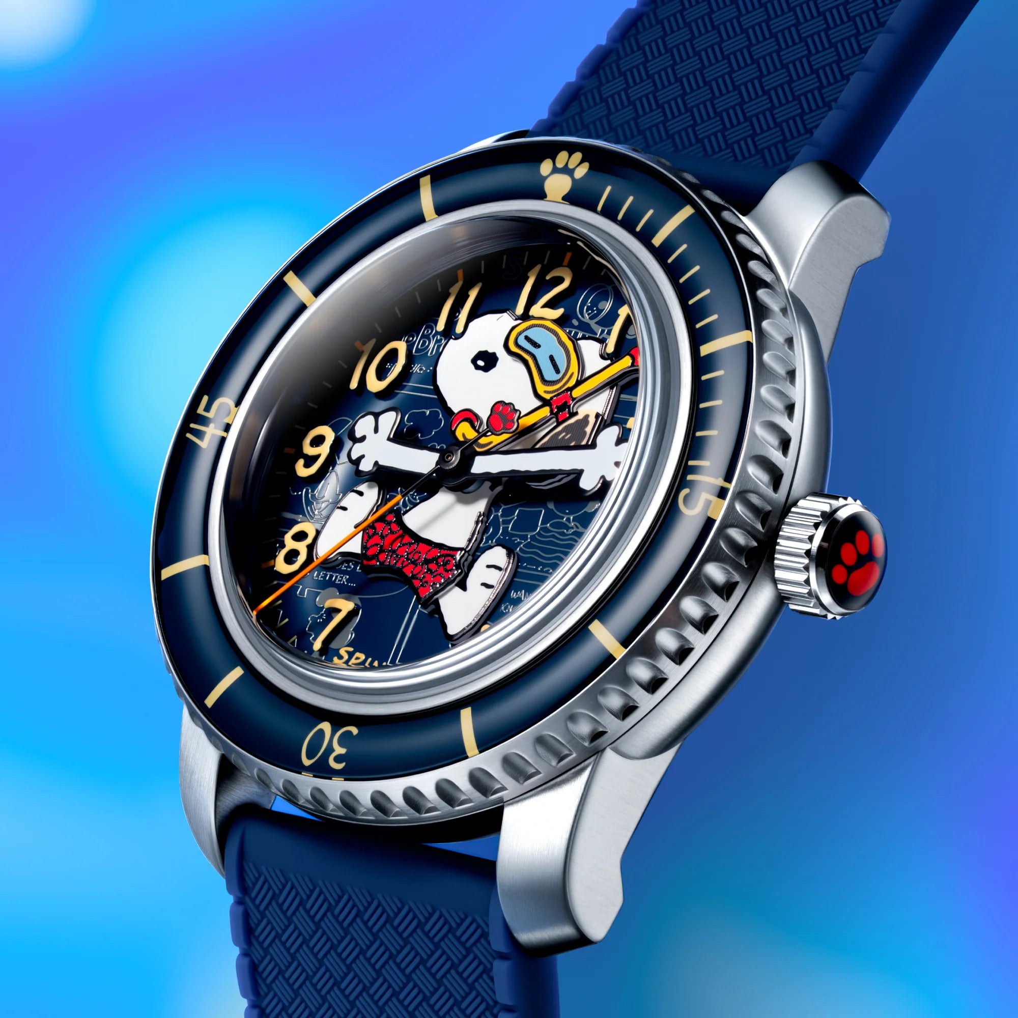 Spinnaker Fleuss 40 Automatic - Peanuts Snoopy Seaside Snorkel Limited Edition SP-5186-02