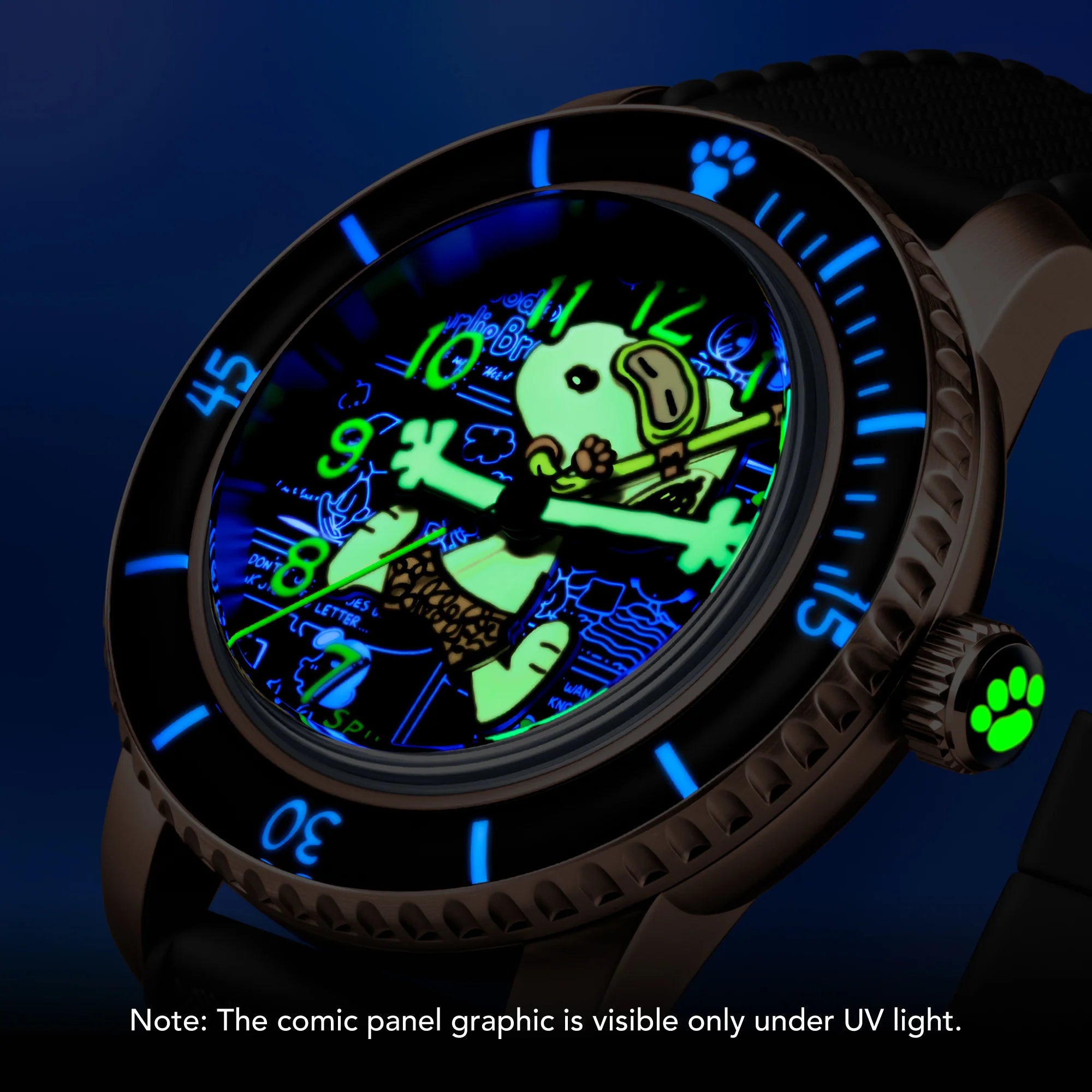 Spinnaker Fleuss 40 Automatic - Peanuts Snoopy Seaside Snorkel Limited Edition SP-5186-04 Rose Gold