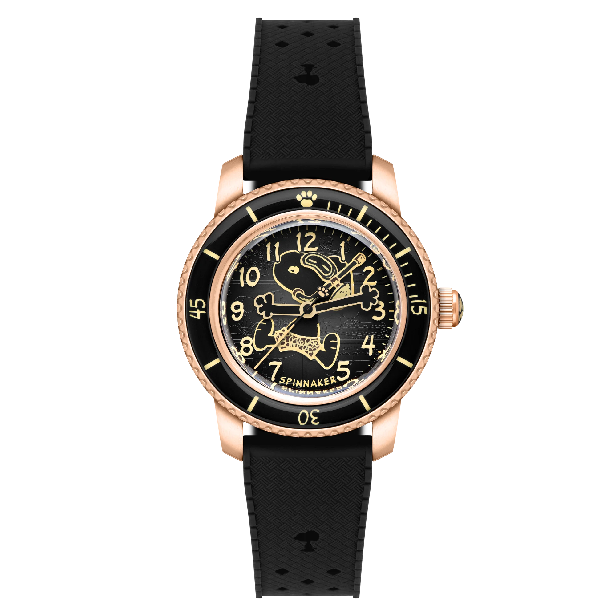 Spinnaker Fleuss 40 Automatic - Peanuts Snoopy Seaside Snorkel Limited Edition SP-5186-04 Rose Gold
