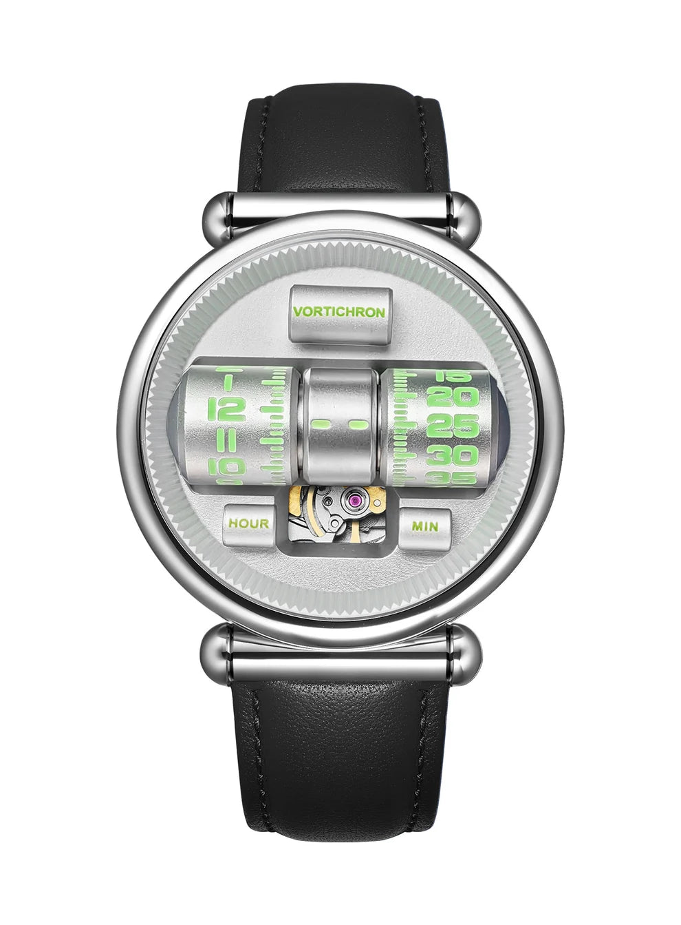 Vortichron Double Roller Automatic Watch - Steel