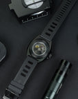 Aquatico T100+DLC Super Marine Titanium Tritium 5 級鈦合金超級夜光機械錶