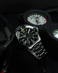 Aquatico Super Ocean Tritium T100 氣燈 潛水機械錶 Black Dial