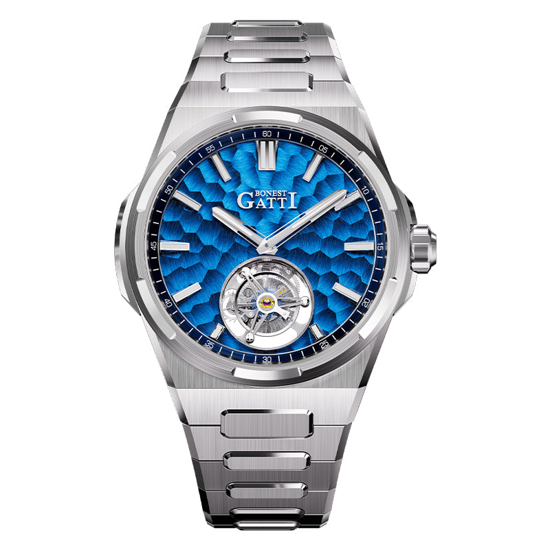 Bonest Gatti 現貨發售 自動陀飛輪套裝送皮帶及膠帶- BG7005-S2