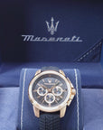 Maserati 玫瑰金三圈計時石英錶 - R8871621012