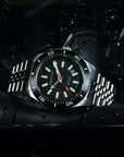 Aquatico Sea Recon 42mm Tritium T100 氣燈 潛水機械錶 Black