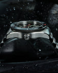 Aquatico Sea Recon 42mm Tritium T100 氣燈 潛水機械錶 Black