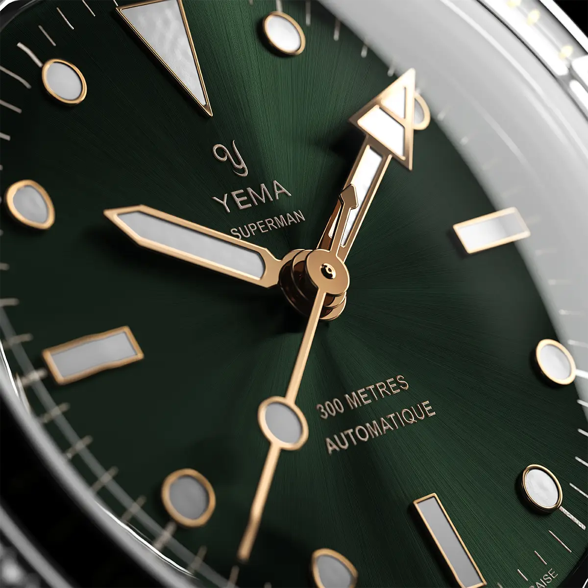 Yema 野馬錶 - Superman Gilt CMM.10 - 12.14.55.SN.M2 Green