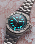 YEMA -  Superman Worldtime GMT Steel - YGMT21A41-AMS