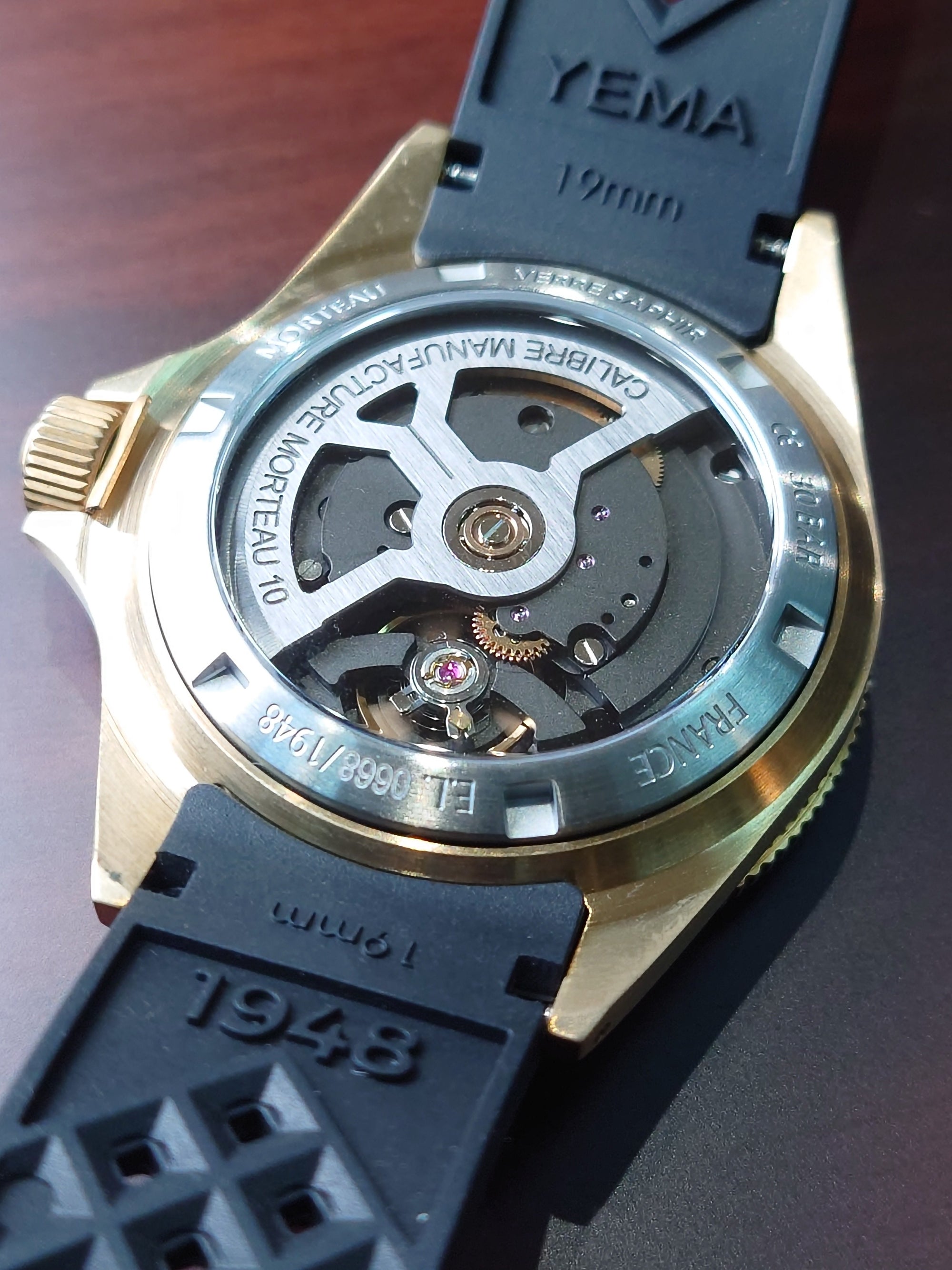 YEMA - Superman Bronze CMM.10 Black Limited Edition 39mm