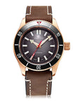 Aquatico Super Star Bronze Tritium T100氣燈 青銅潛水機械錶 Black Dial