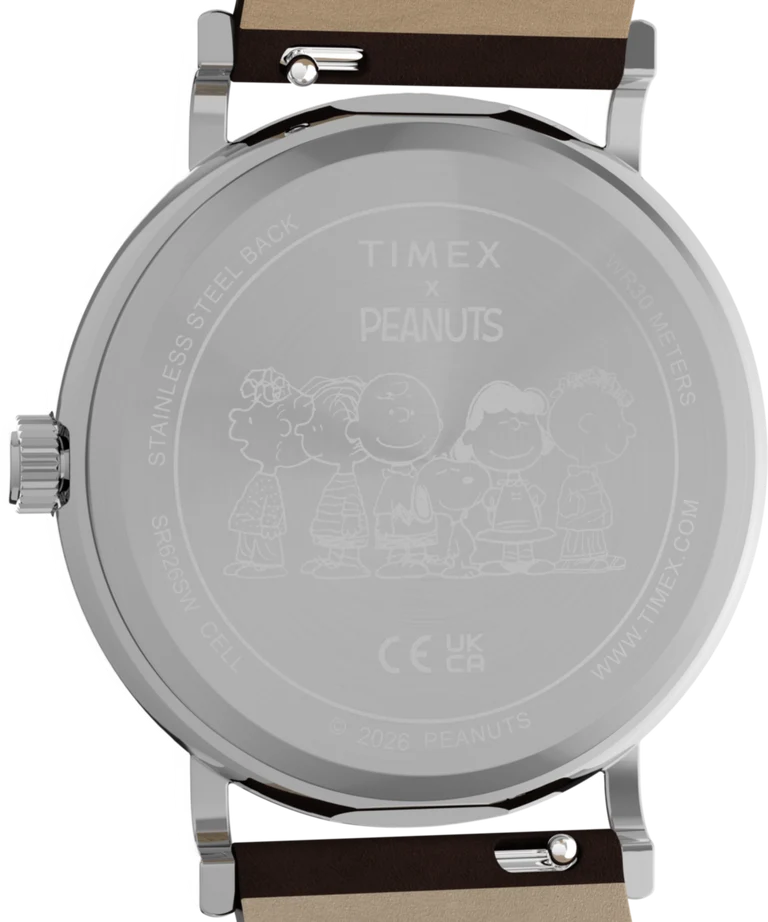 Timex x Peanuts Weekender Baseball 棒球員 38mm 石英錶 - TW2Y51500
