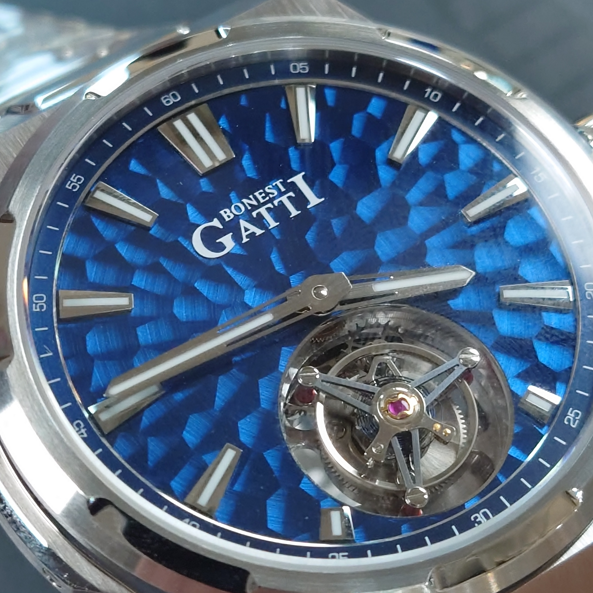 Bonest Gatti 現貨發售 自動陀飛輪套裝送皮帶及膠帶- BG7005-S2