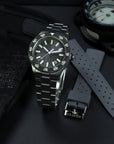 Aquatico Sea Dragon Tritium T100氣燈 潛水機械錶  Grey Dial