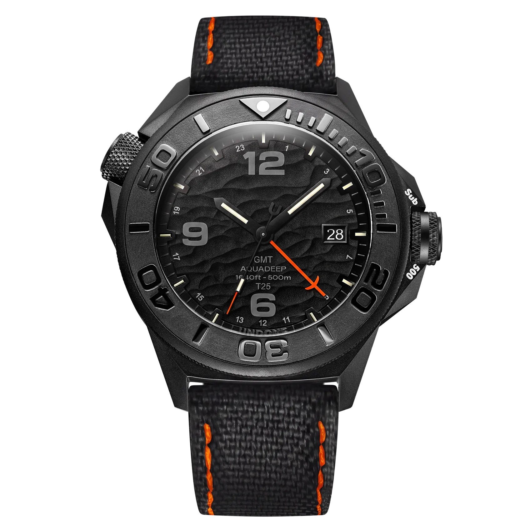 UNDONE Aquadeep Trigalight GMT 500m automatic diver watch