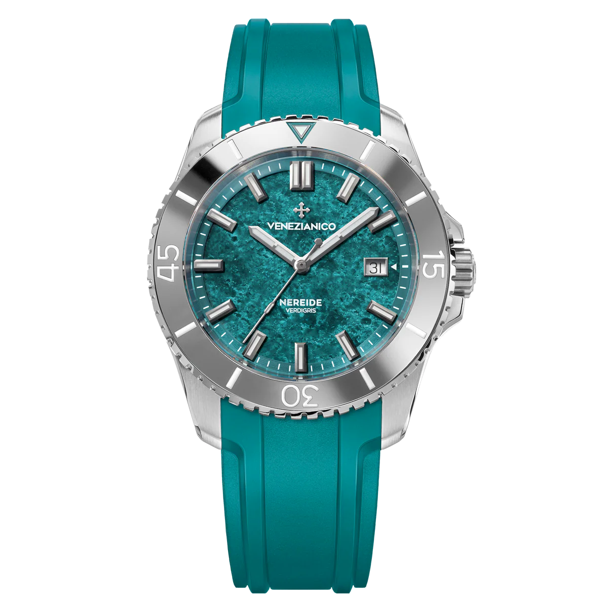 Venezianico Nereide Verdigris 銅綠錶面潛水錶 - 4521549