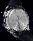 Venezianico 聖馬可教堂廣場 Redentore Bellanotte Elegant blue leather watch case back.