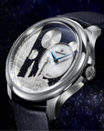 Venezianico 聖馬可教堂廣場 Redentore Bellanotte Elegant blue leather watch style shot.