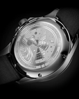 Venezianico 超極黑 Redentore ultrablack automatic watch with Musou Black™, 99.4% light absorption case back view