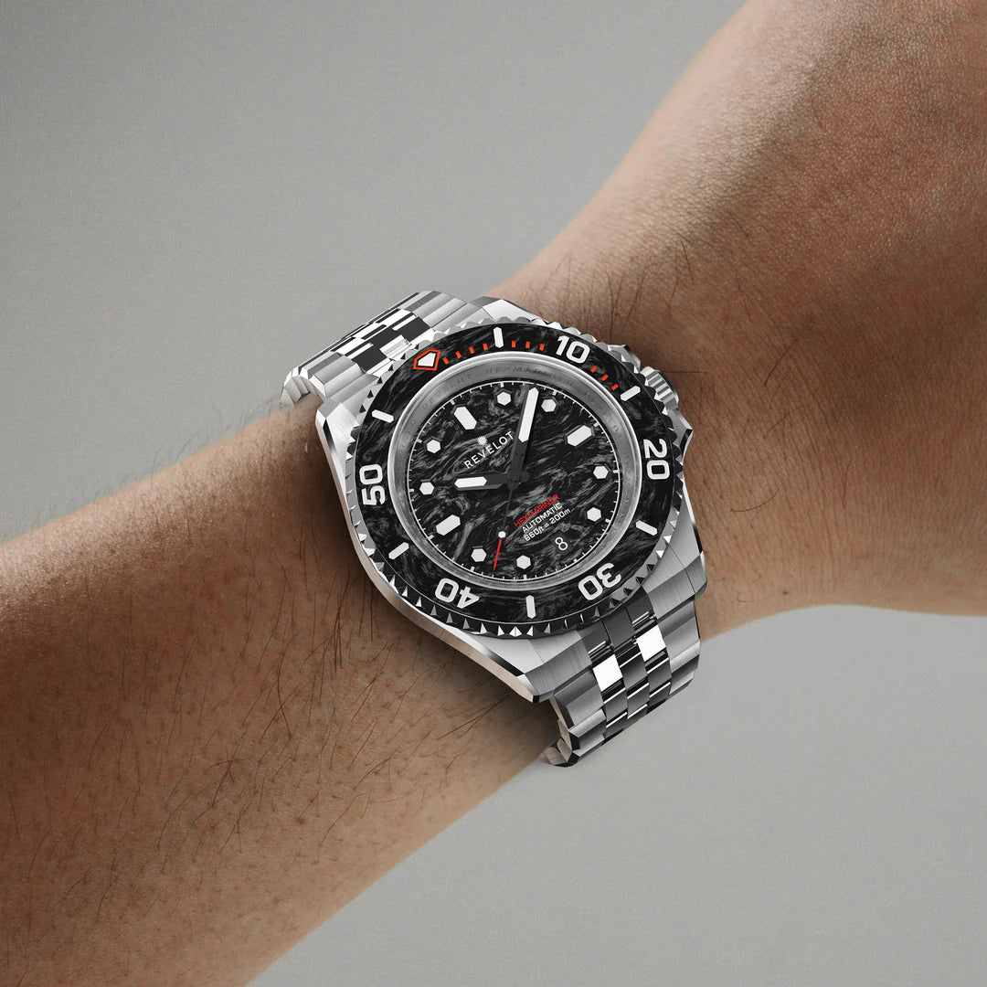 Revelot HEXMARINER v3 Marble Carbon Black 42mm R11-CB4B1B3 & S22-1B1BB6