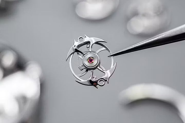 AGELOCER New In Free-sprung Balance 3D-Manta Tourbillon Watch -  9301A7SBK