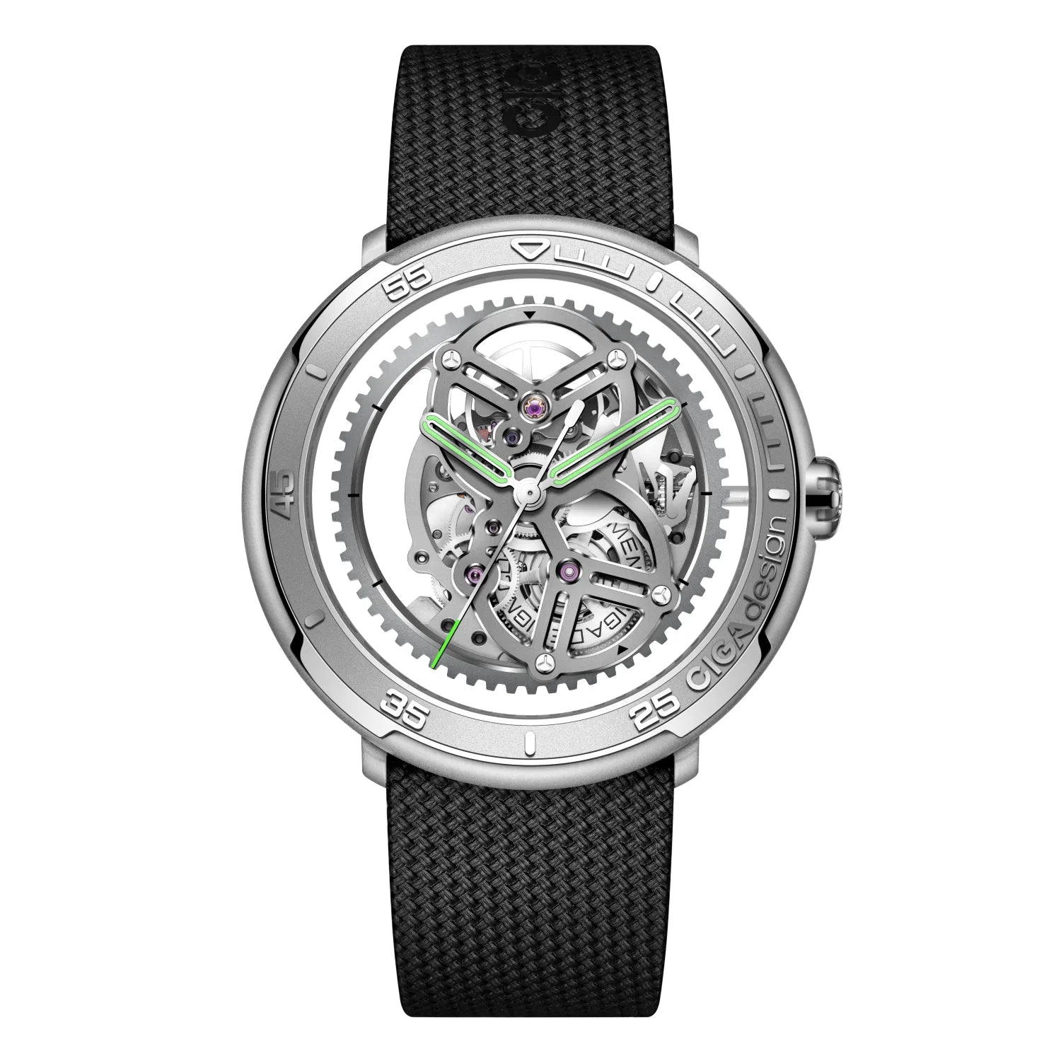 CIGA design Vector Automatic Watch - stainless V011-SISI-6B