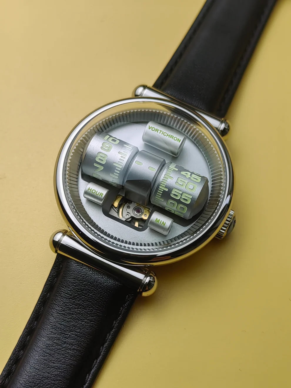 Vortichron Double Roller Automatic Watch - Steel