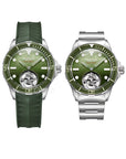 Peacock HAIYI Tourbillon Watch Diver [Limited Edition] - 孔雀海翼陀飛輪潛水錶 [限量版] - PFG0601.01 Green