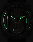 TACS ATL 復古黑金雙鏡頭自動錶 Automatic Twin Lens Retro 2002B 黑色皮帶