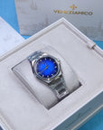 VENEZIANICO Arsenale 37 - 6121502C Blue 貝殼面 一體式錶帶