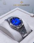VENEZIANICO Arsenale 37 - 6121502C Blue 貝殼面 一體式錶帶