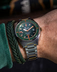 Squale Matic S Orange HydroLeather Automatic - MATICBKOBK.RLOR
