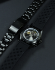 Aquatico Sea Dragon Tritium T100 氣燈  DLC Black Dial 潛水機械錶