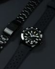 Aquatico Sea Dragon Tritium T100 氣燈  DLC Black Dial 潛水機械錶