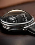 Vortichron Double Roller Automatic Watch - STEEL BLACK