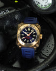 Aquatico Super Bronze Tritium T100氣燈 青銅潛水機械錶 Blue